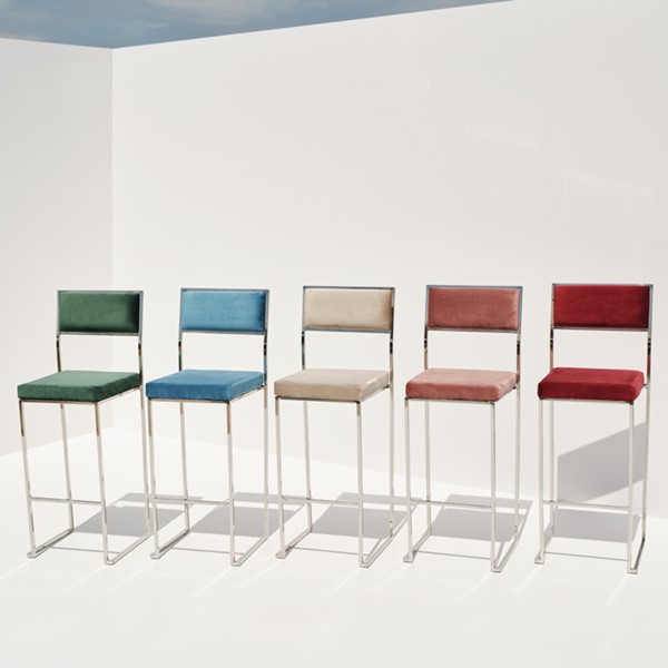4 | Rizz Silver Barchair – Multicolor Options