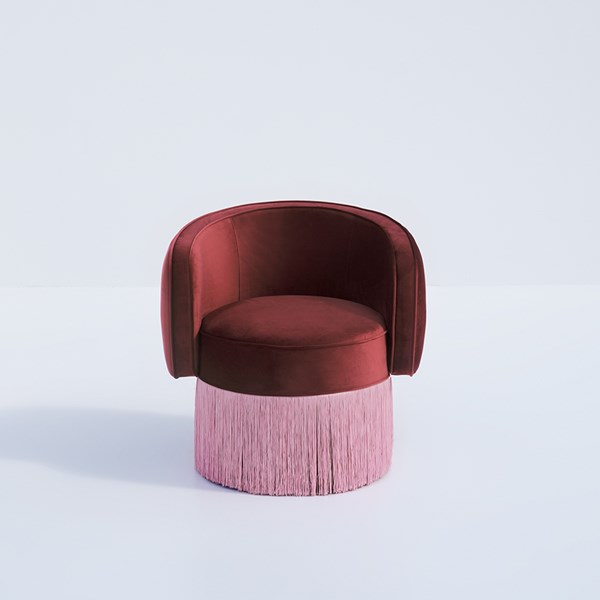 60 | Lady Chaplin Armchair Burgundy