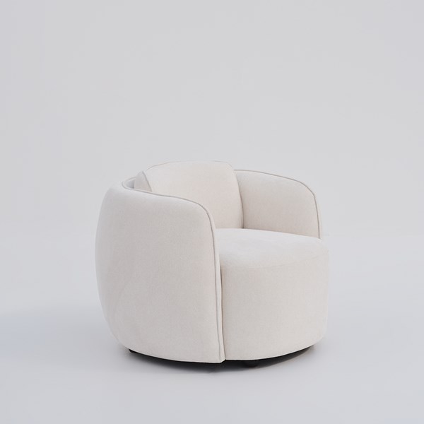57 | Pirouette Off-White Armchair