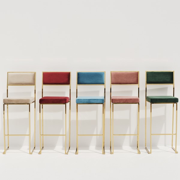 Rizz Gold Barchair – Multicolor Options