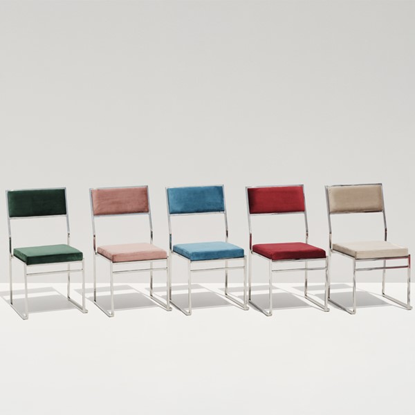 Rizz Silver Chair – Multicolor Options