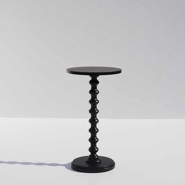 Speira Black Wooden High Table