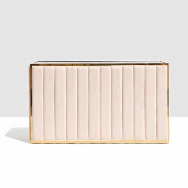 Mirage Metallic Gold Bar in Champagne Velvet
