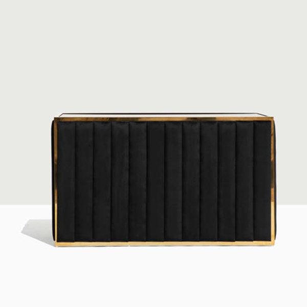 4 | Mirage Metallic Gold Bar in Black Velvet