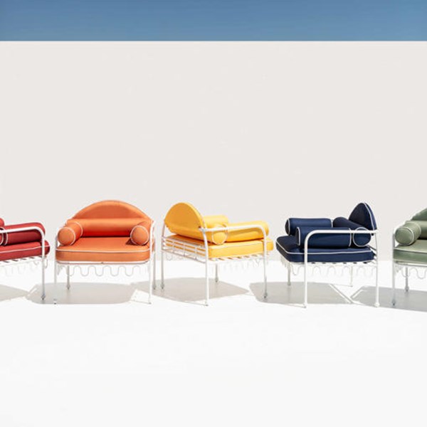 Amalfi White Armchair