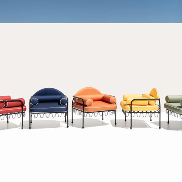 Amalfi Black Armchair