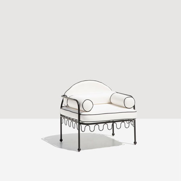 Amalfi Black Armchair