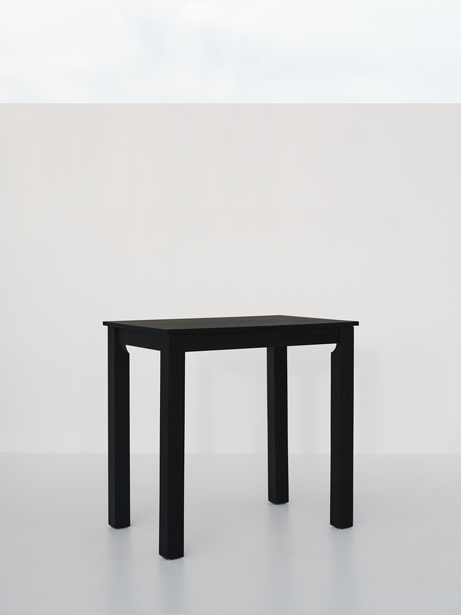Spicy Black Rectangular High Table