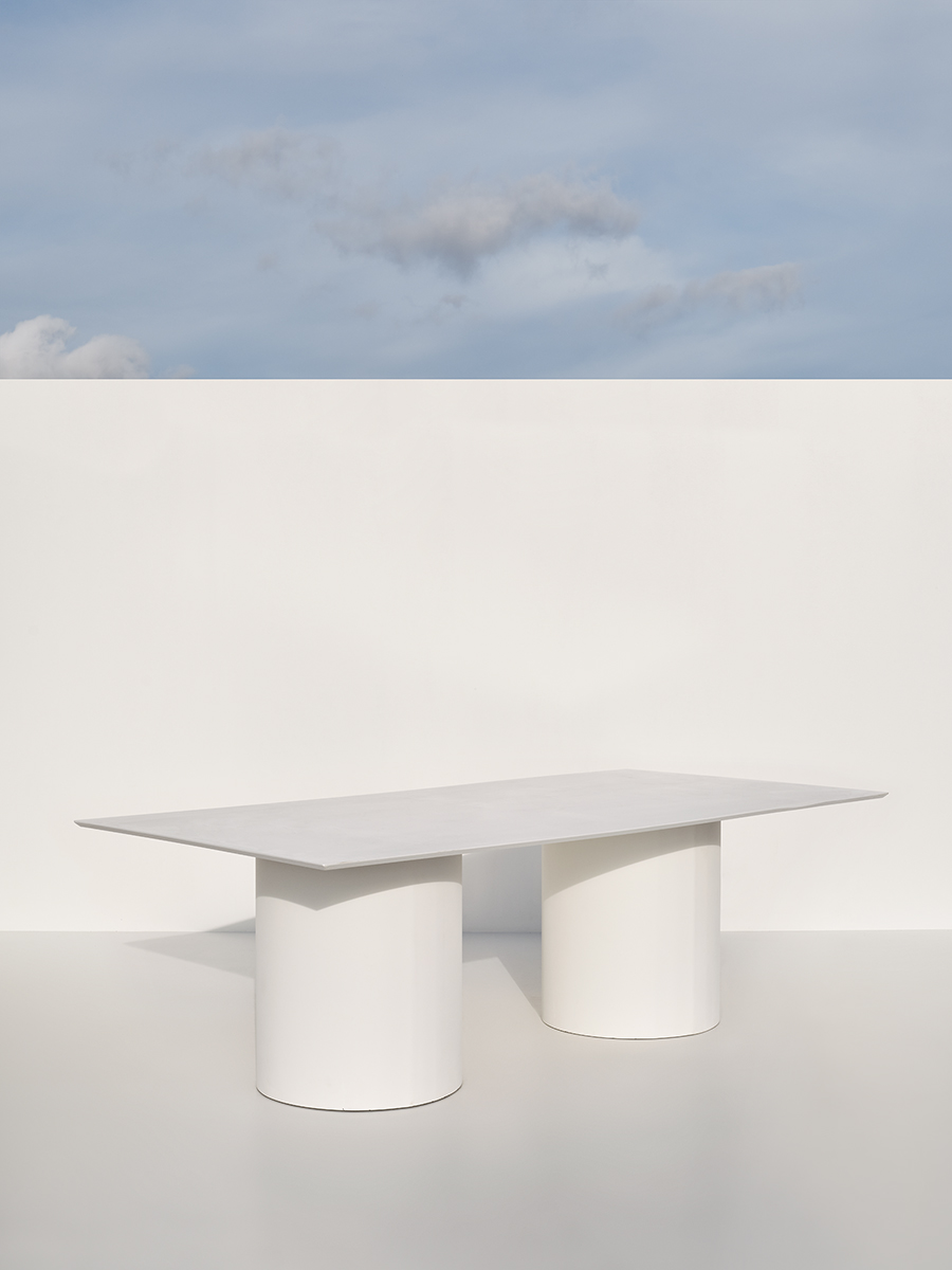 Gaudi Rectangular White Dining