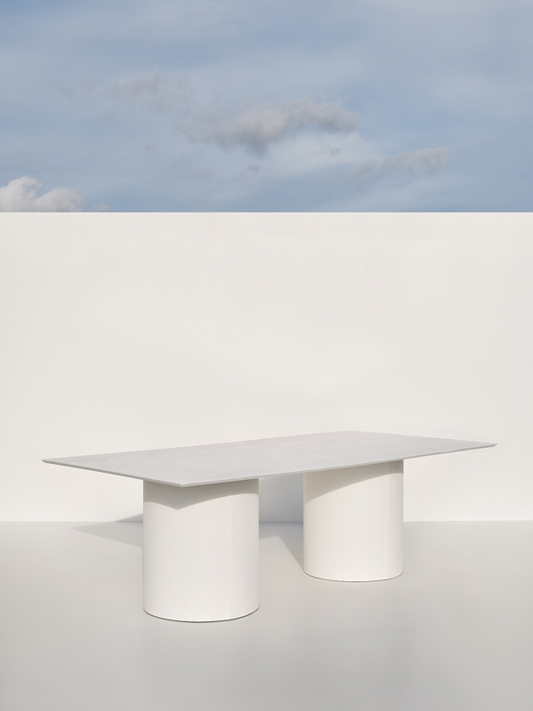 Gaudi Rectangular White Dining