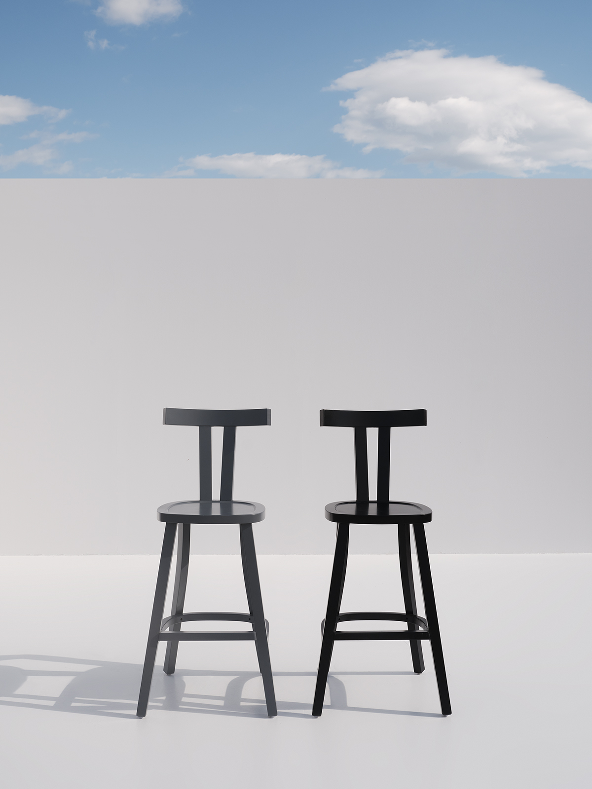 Kira Barchair | Caviar Black & Ash Grey