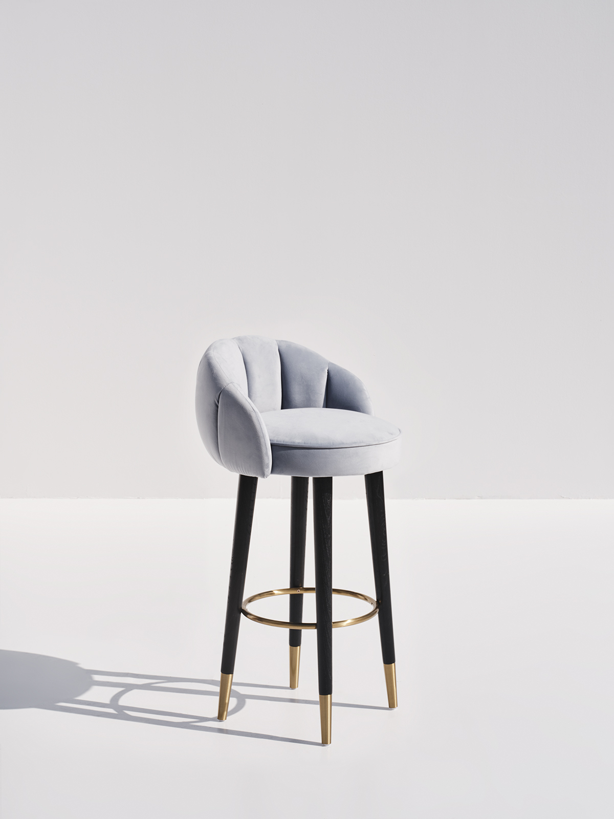 Myla Icy Blue Barchair