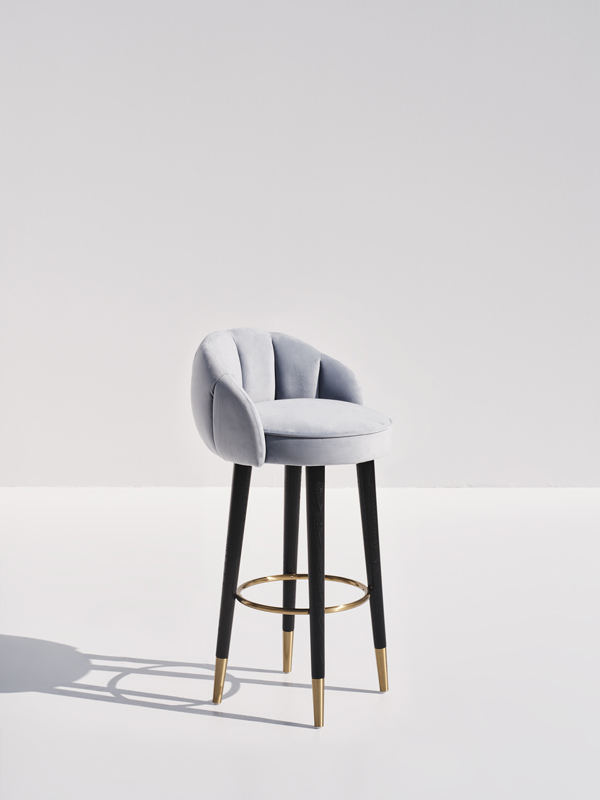 Myla Icy Blue Barchair