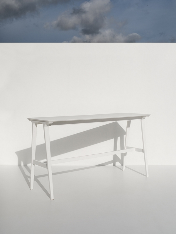 Oliver White High Table 200x60
