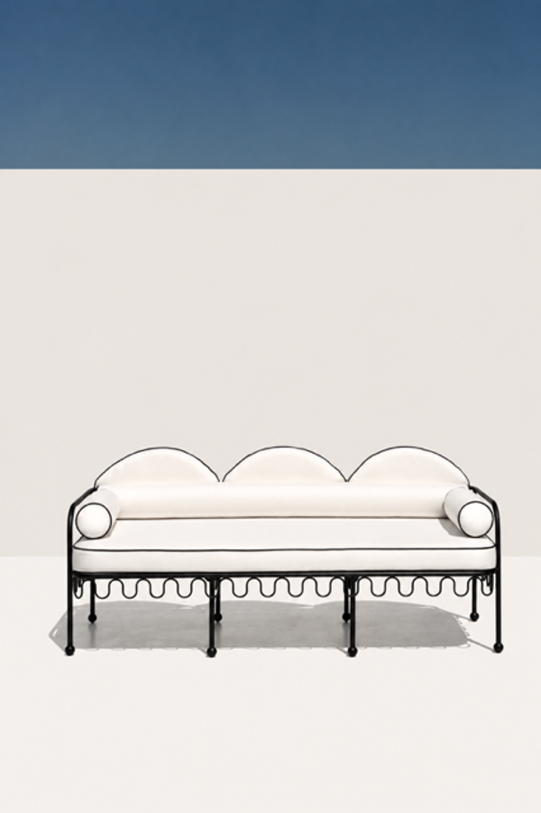 Amalfi Black Fer Forge Sofa