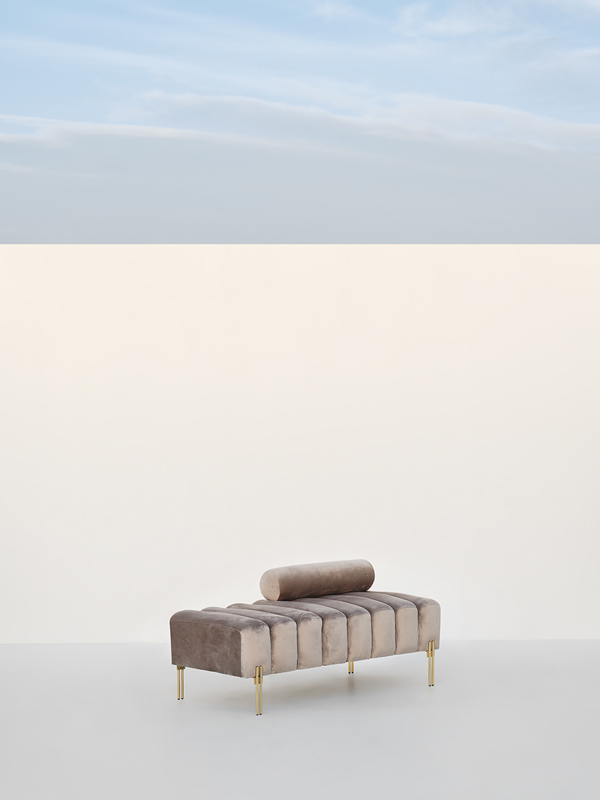 Shell Silver Bench