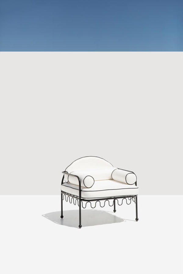 Amalfi Black Armchair