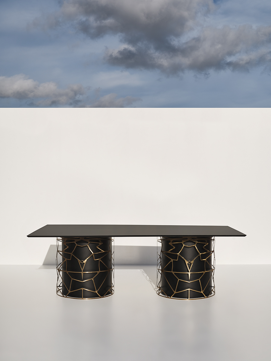 Gaudi Rectangular Black Dining