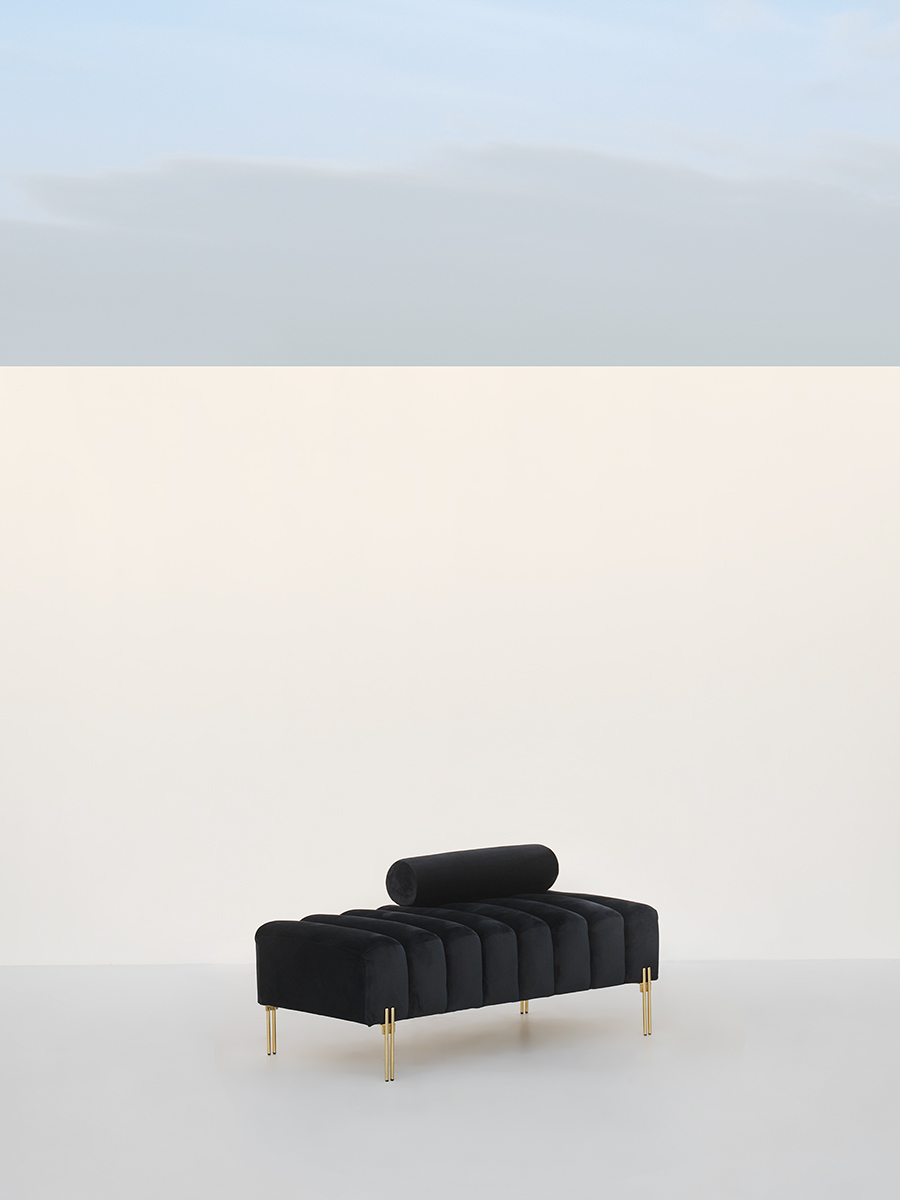 Shell Black Bench