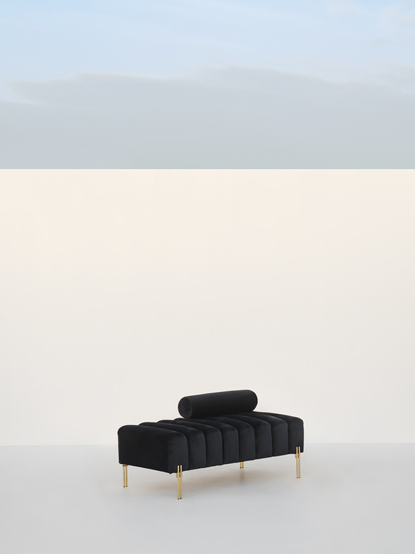 Shell Black Bench