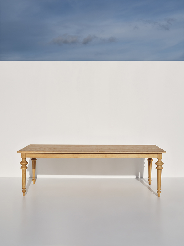 Zeus Rectangular Dining Table – Choice of Legs - Base