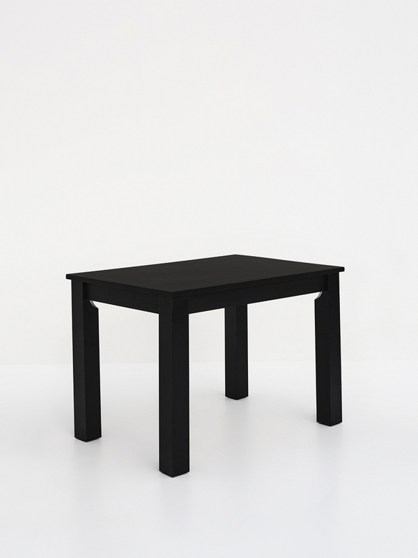 Spicy Black Rectangular Dining Table