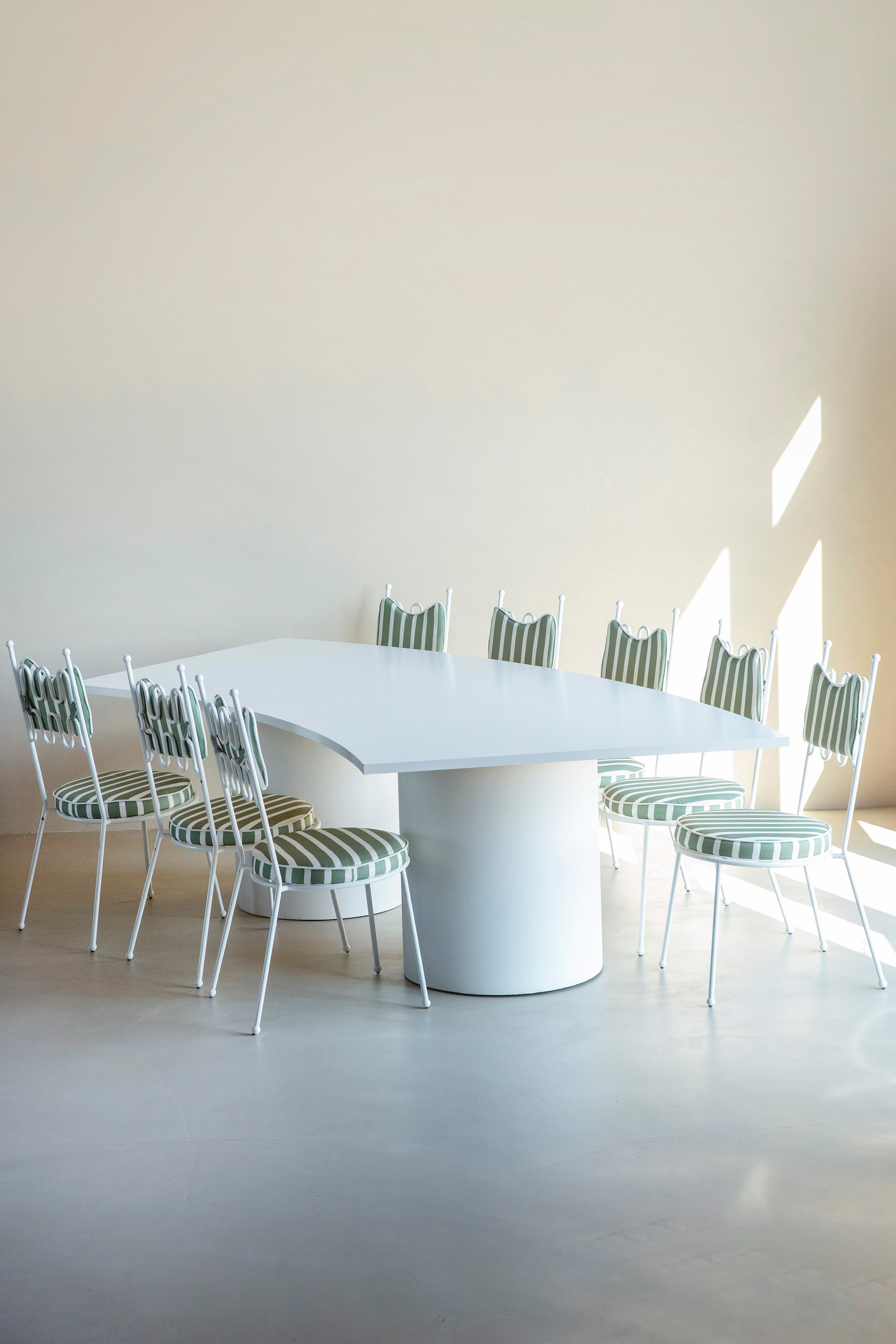 Octo White Dining Table – Choice of Legs - Base